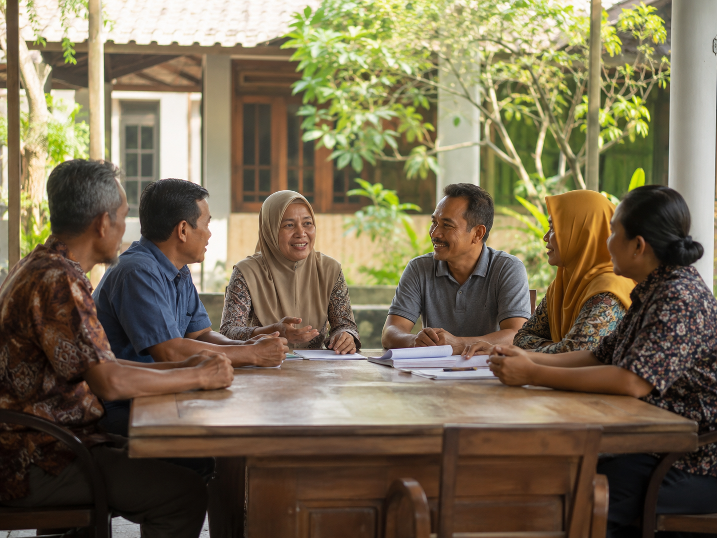 Dokumentasi rapat warga CGV10