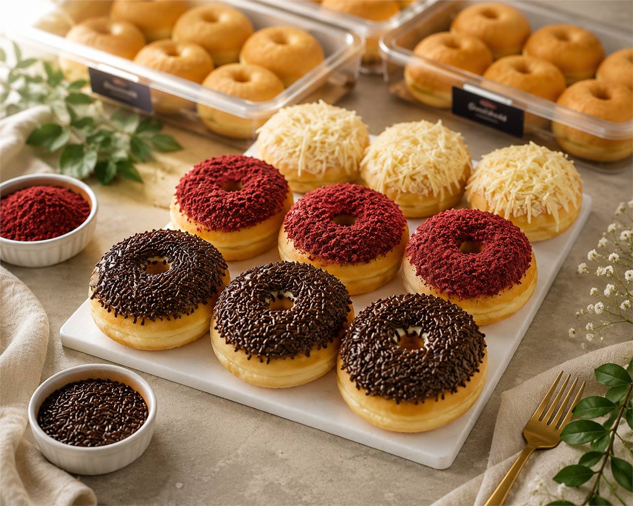 Donat kentang keju Ma'niez Donut