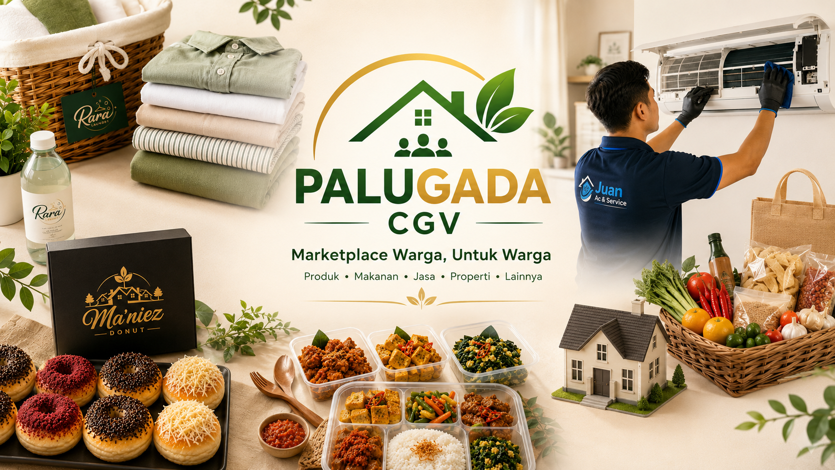 Kolase kategori PALUGADA CGV untuk katalog warga