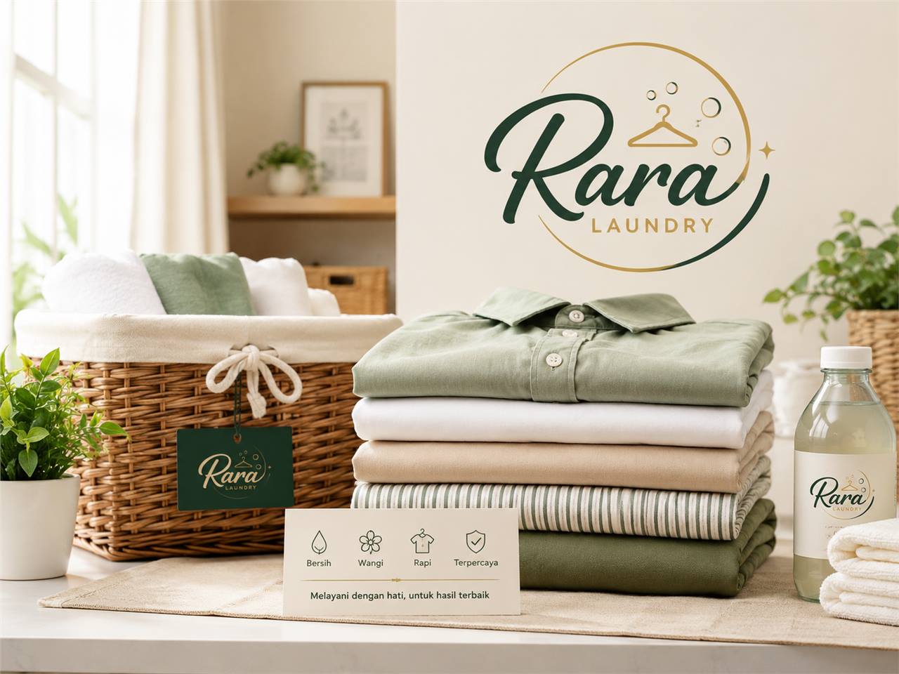 Jasa laundry kiloan untuk katalog PALUGADA CGV